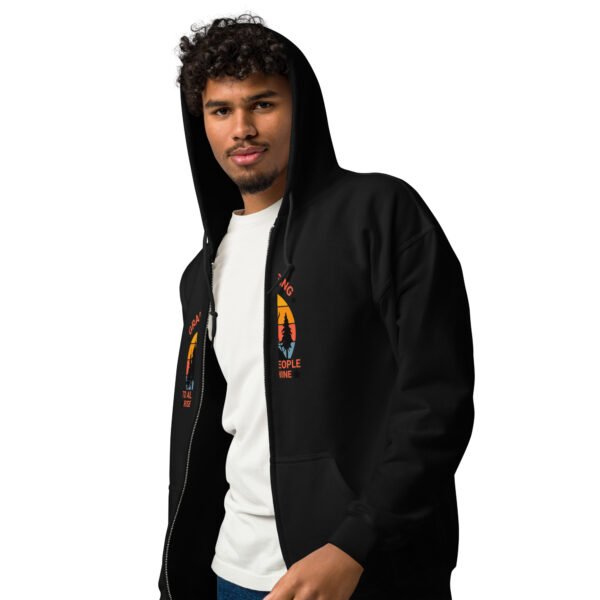 Unisex heavy blend zip hoodie - Image 5