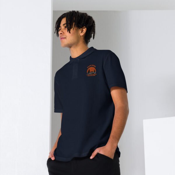 Unisex pique polo shirt - Image 4