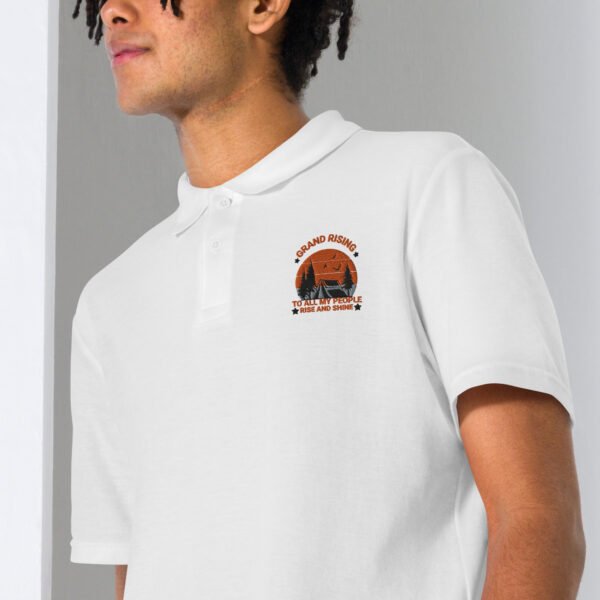 Unisex pique polo shirt - Image 12